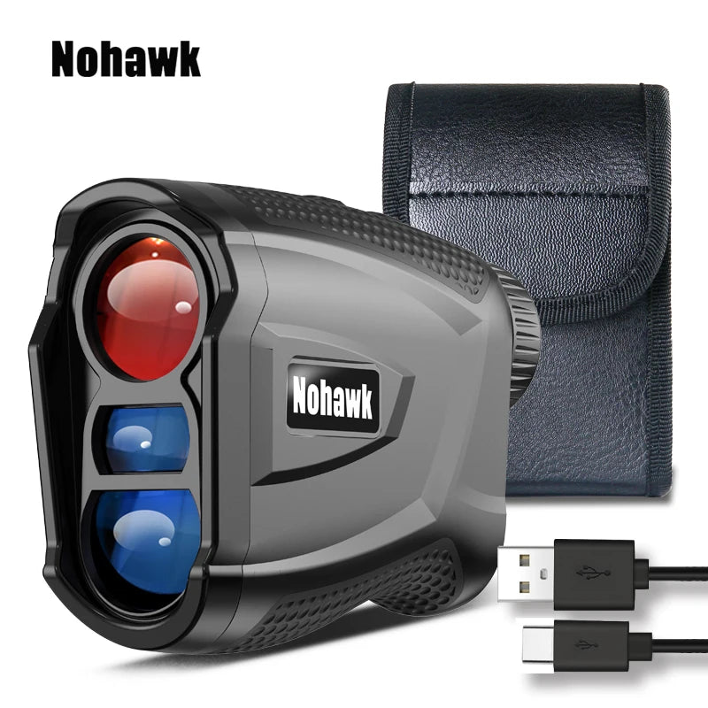 Nohawk Golf Laser Rangefinder – Flag-Lock & Slope Mode