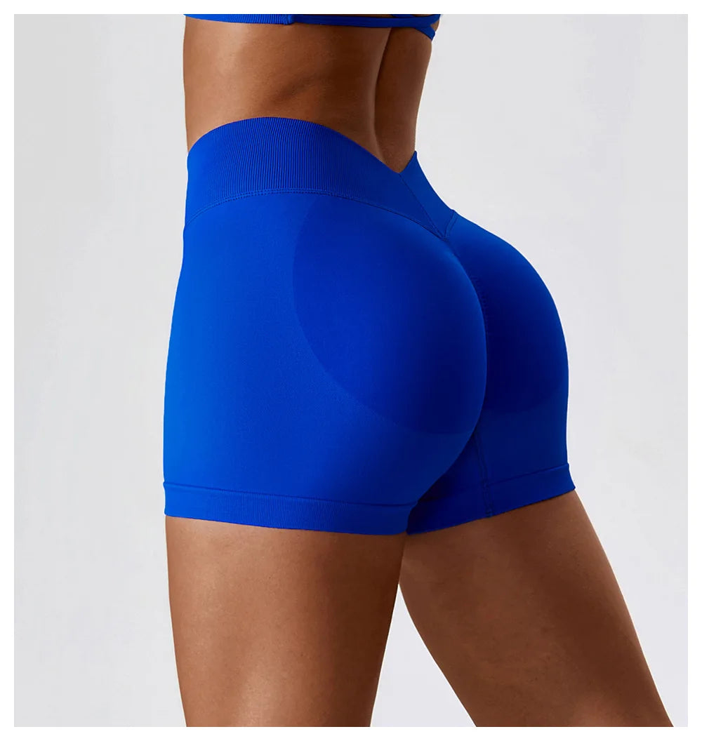 Women’s High-Waist Scrunch Butt Yoga Shorts
