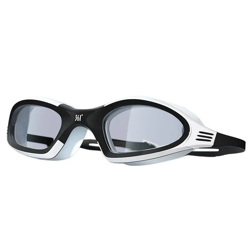 Pro Swim Goggles & Silicone Cap Set – Anti-Fog & Waterproof