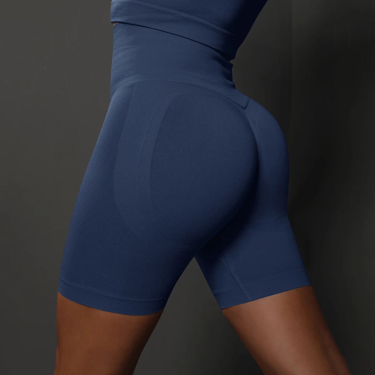 Women’s Seamless High-Waist Push-Up Yoga Shorts