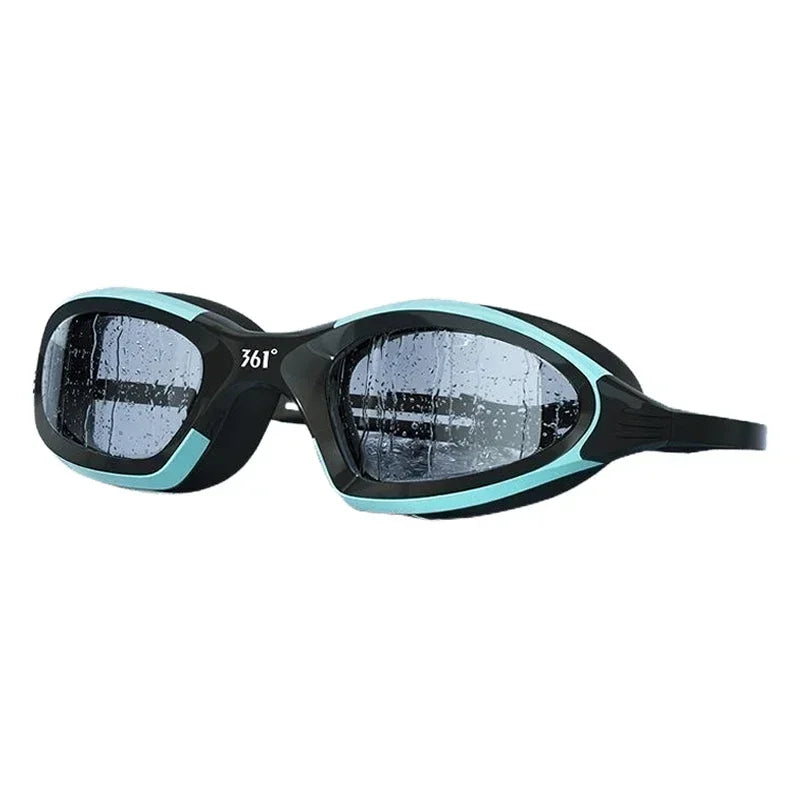 Pro Swim Goggles & Silicone Cap Set – Anti-Fog & Waterproof