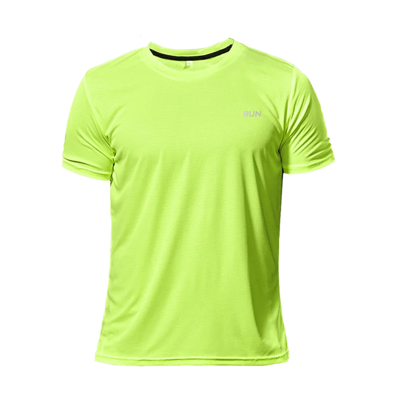 Men’s Multicolor Sports T-Shirt – Quick-Dry Gym Wear