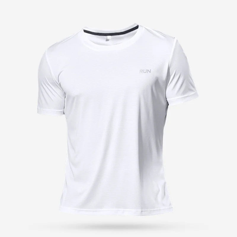 Men’s Multicolor Sports T-Shirt – Quick-Dry Gym Wear