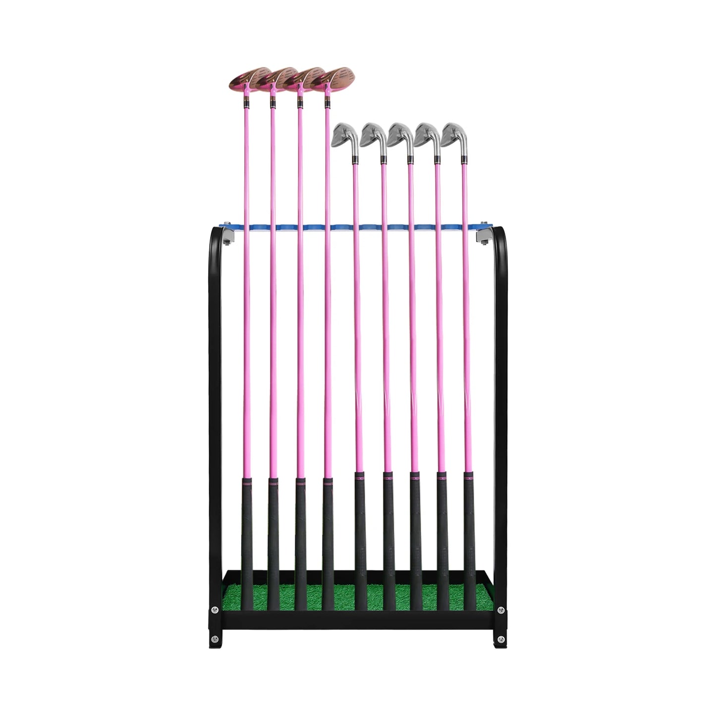 Metal Acrylic 9-Groove Golf Club Display Rack – 50x72cm
