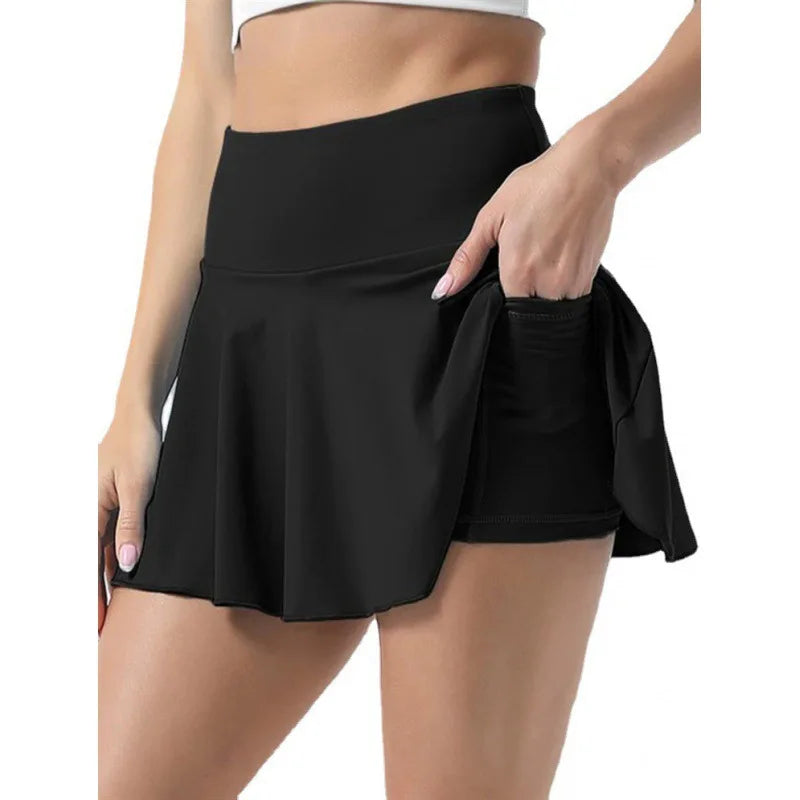 Women’s Pleated Tennis Golf Skort with Shorts