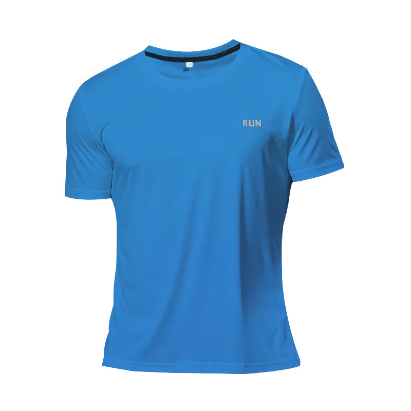 Men’s Multicolor Sports T-Shirt – Quick-Dry Gym Wear