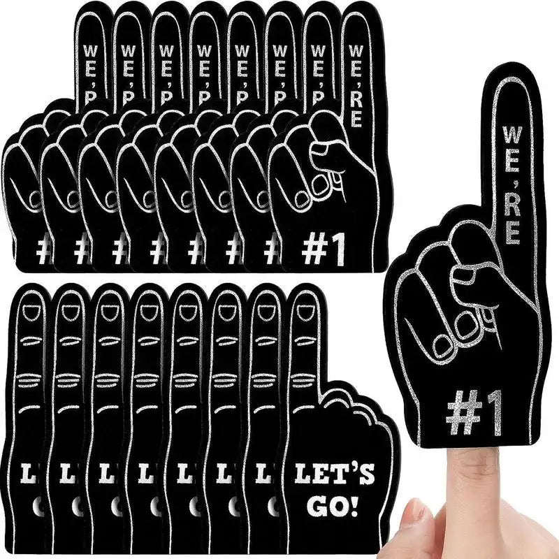 EVA Foam Finger Cheer Hand with “We’re #1” Print
