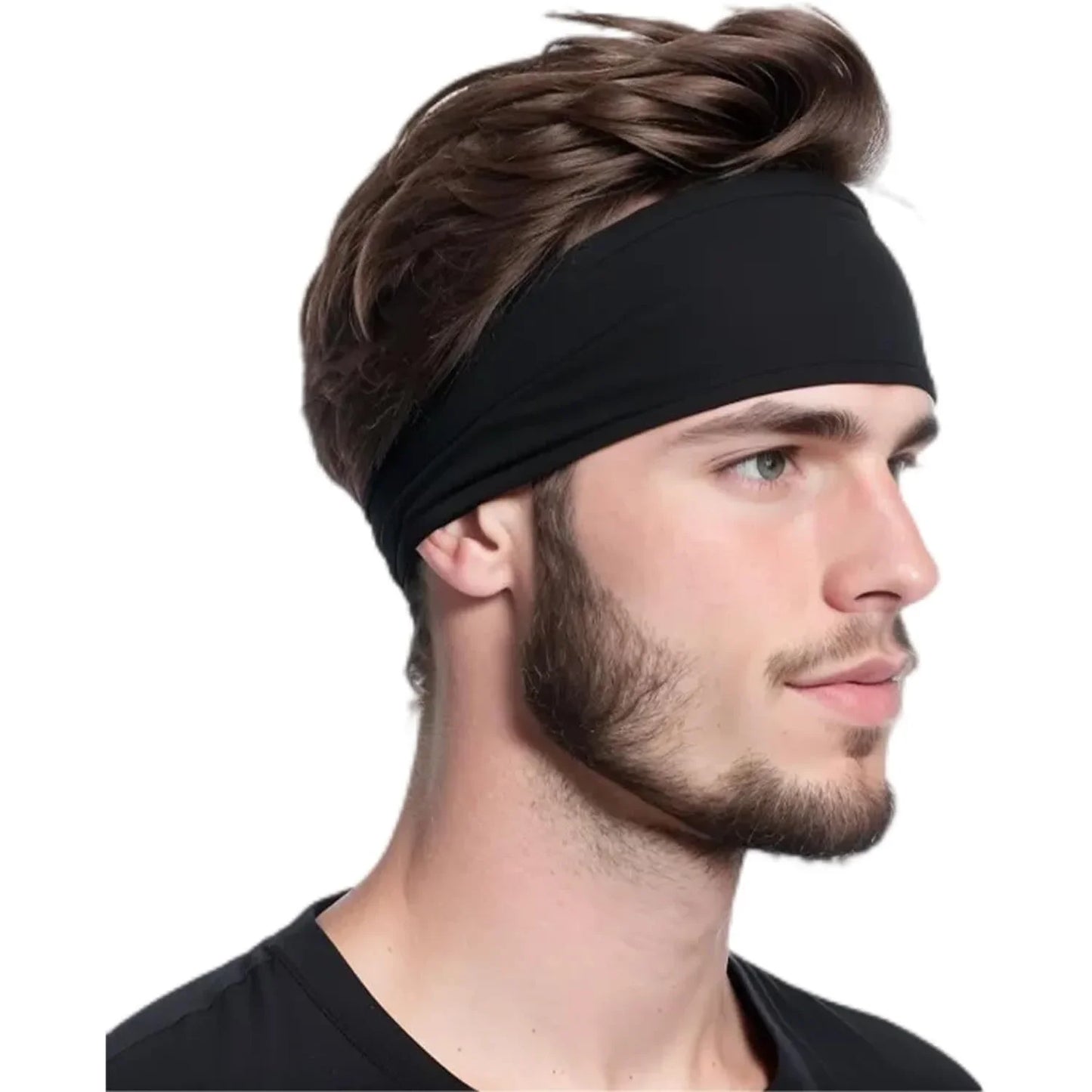Unisex Sports Headband – Quick-Dry Elastic Sweatband