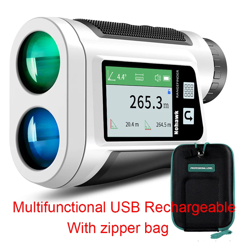 Nohawk Golf Laser Rangefinder – Flag-Lock & Slope Mode