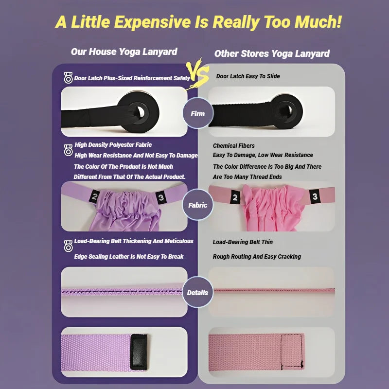 Adjustable Aerial Yoga Strap & Leg Splits Trainer