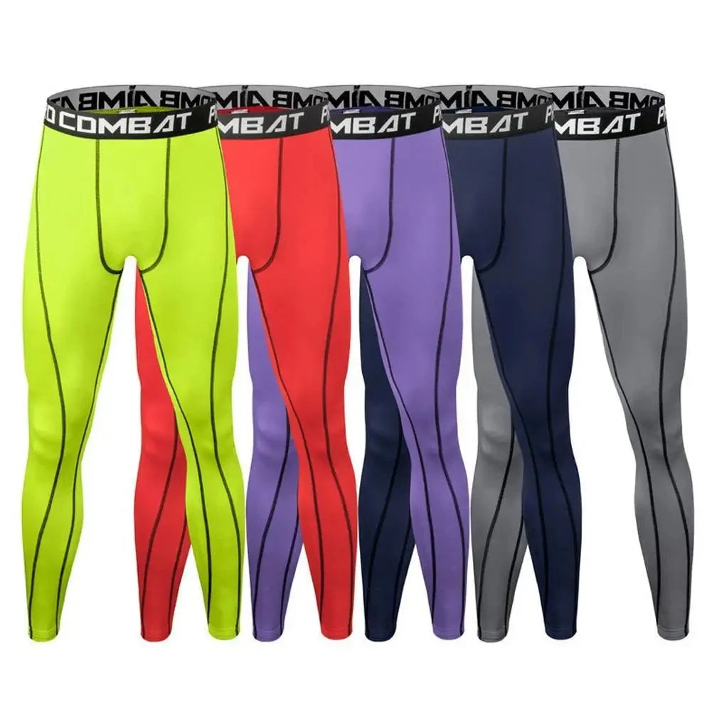 Men’s Quick-Dry Running Compression Leggings