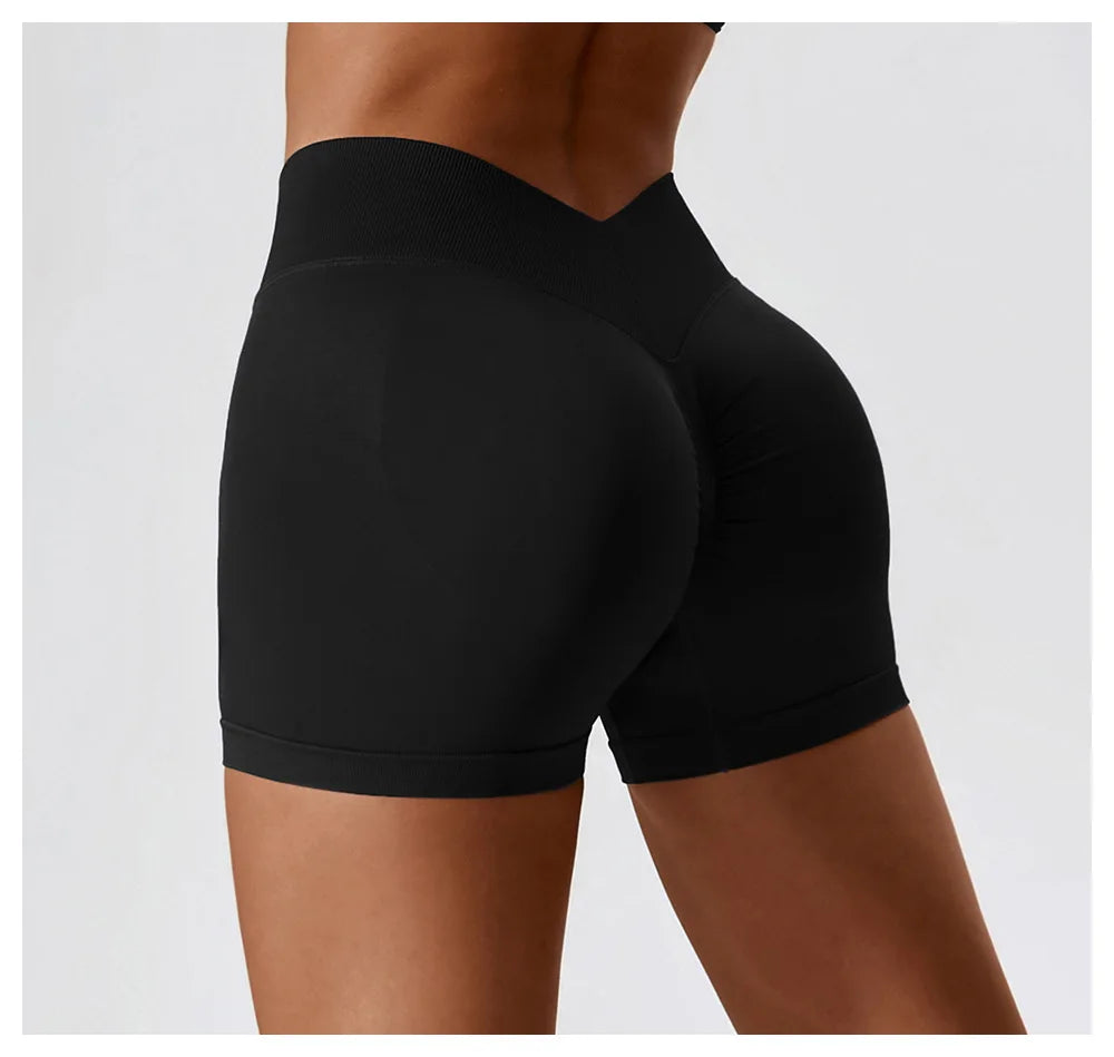 Women’s High-Waist Scrunch Butt Yoga Shorts