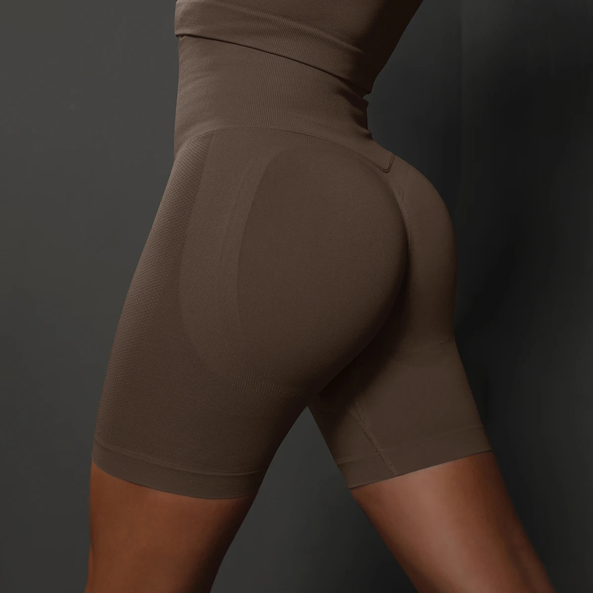 Women’s Seamless High-Waist Push-Up Yoga Shorts
