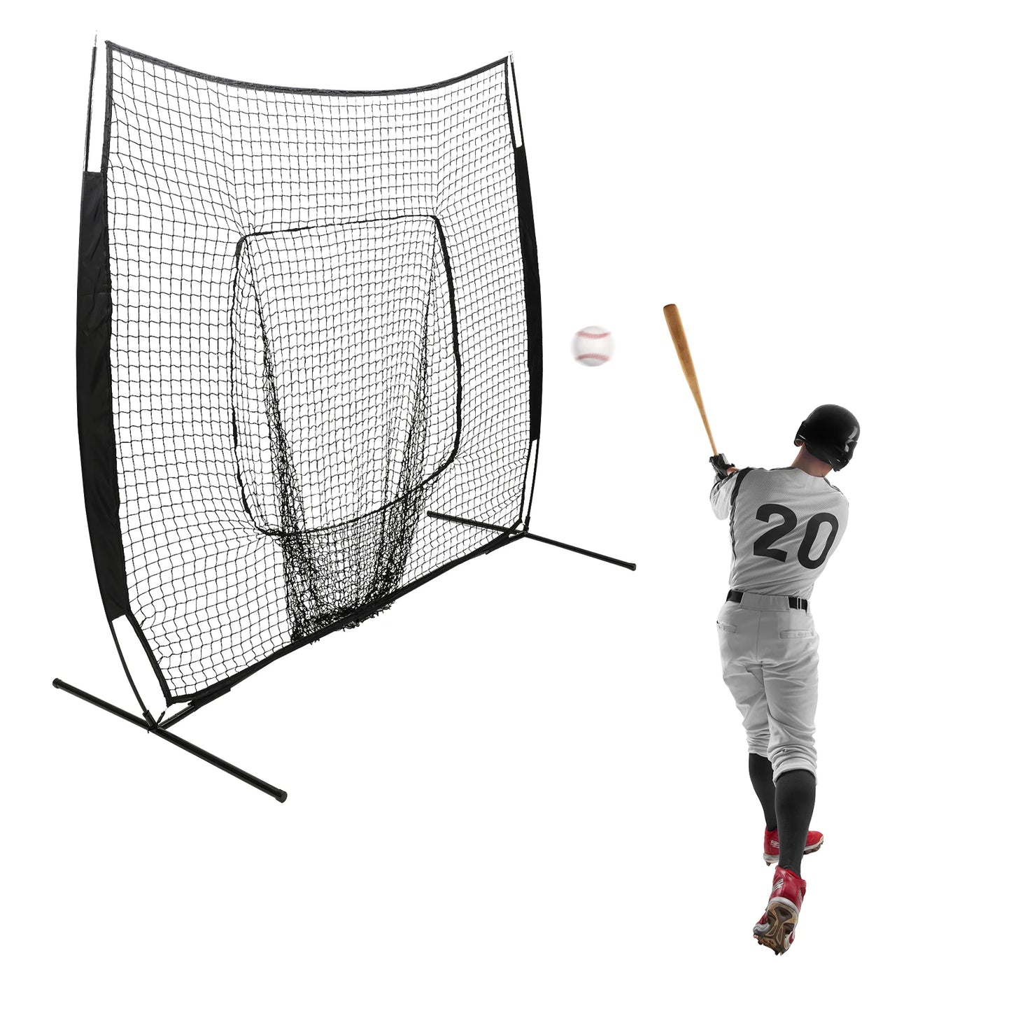 Pro Baseball & Softball Hitting & Pitching Net with Backstop CherryPicks