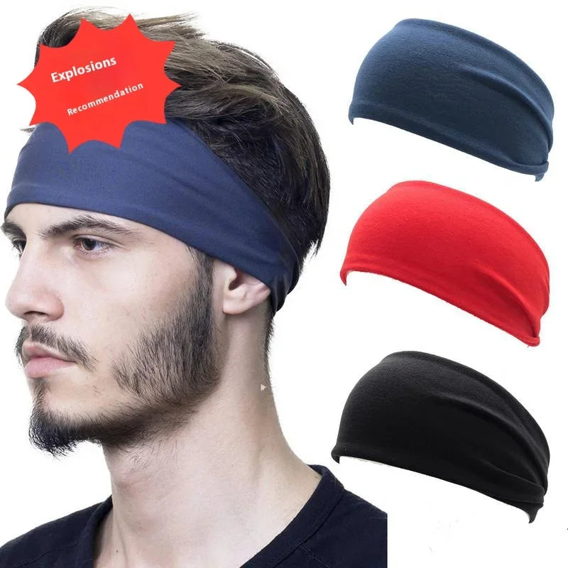 Unisex Sports Headband – Quick-Dry Elastic Sweatband
