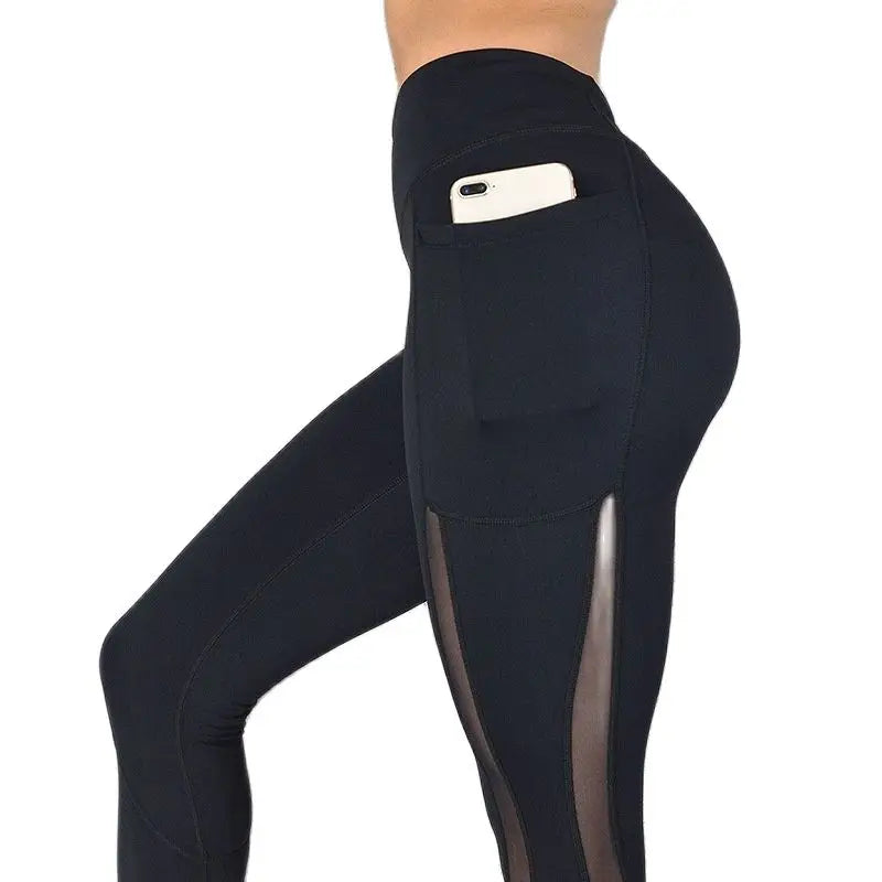 Women's Gym Yoga Pants with Side Pockets