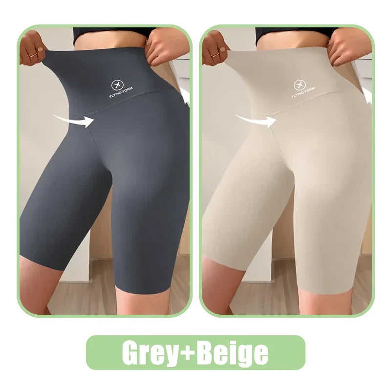 Women’s High Waist Gym & Cycling Shorts (M–XL)