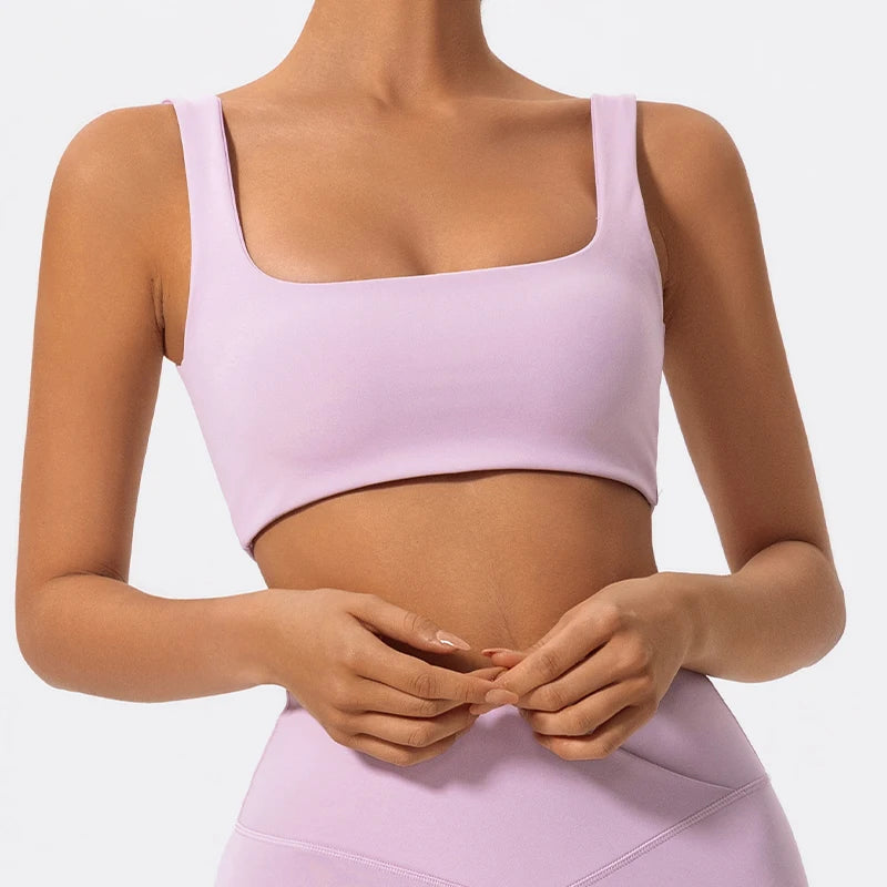 Ctenkevet Women's Shockproof Backless Sports Bra