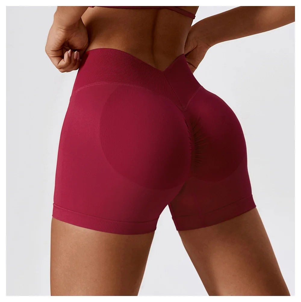 Women’s High-Waist Scrunch Butt Yoga Shorts