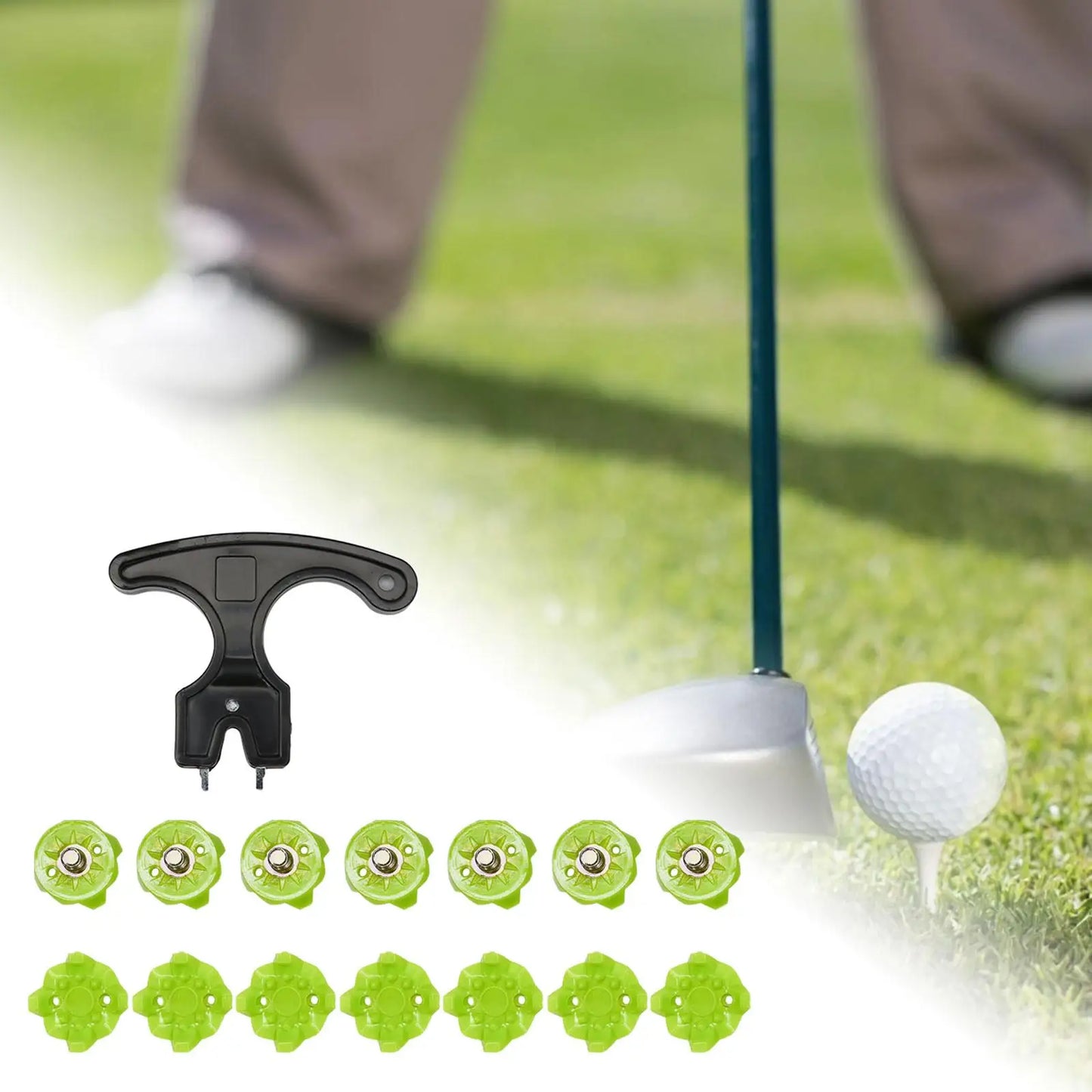 14x TPU Golf Shoe Spikes Cleats