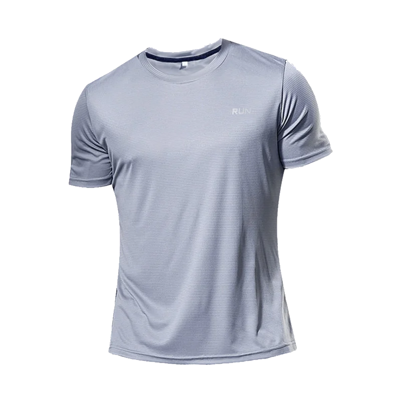 Men’s Multicolor Sports T-Shirt – Quick-Dry Gym Wear