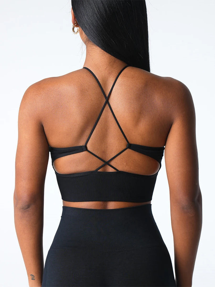 Women's Seamless Solid Sports Bralette