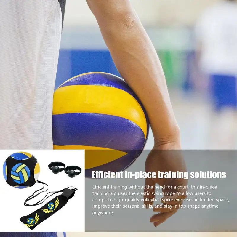Volleyball Spike Trainer Belt with Elastic Swing