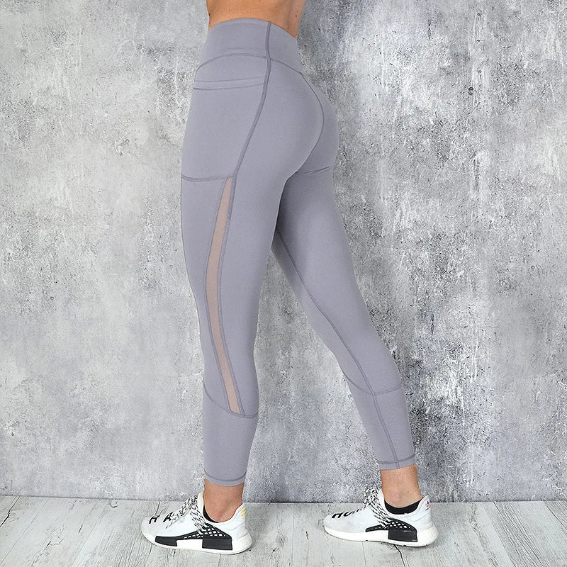 Women's Gym Yoga Pants with Side Pockets