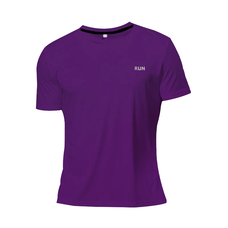 Men’s Multicolor Sports T-Shirt – Quick-Dry Gym Wear
