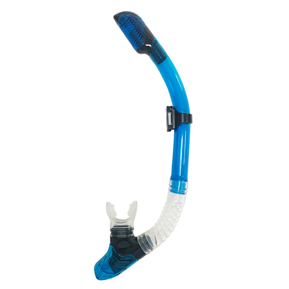 Full Dry Silicone Snorkel with Flexible Mouthpiece