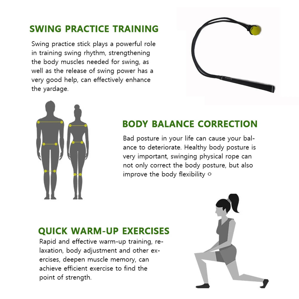 PU Golf Swing Posture Correction Rope Trainer