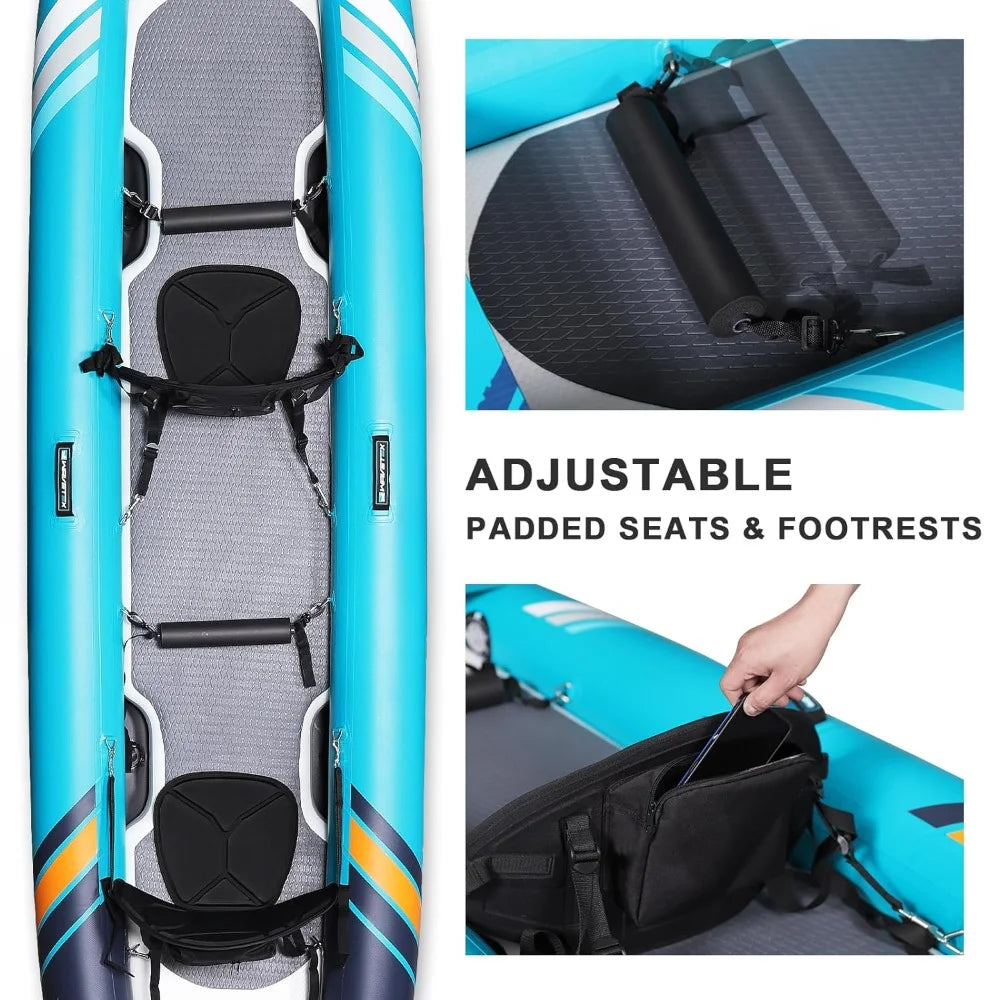 Inflatable Lightweight Foldable Kayak for Adults