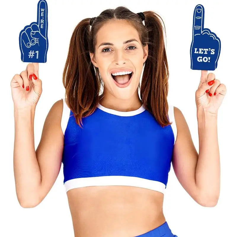 EVA Foam Finger Cheer Hand with “We’re #1” Print