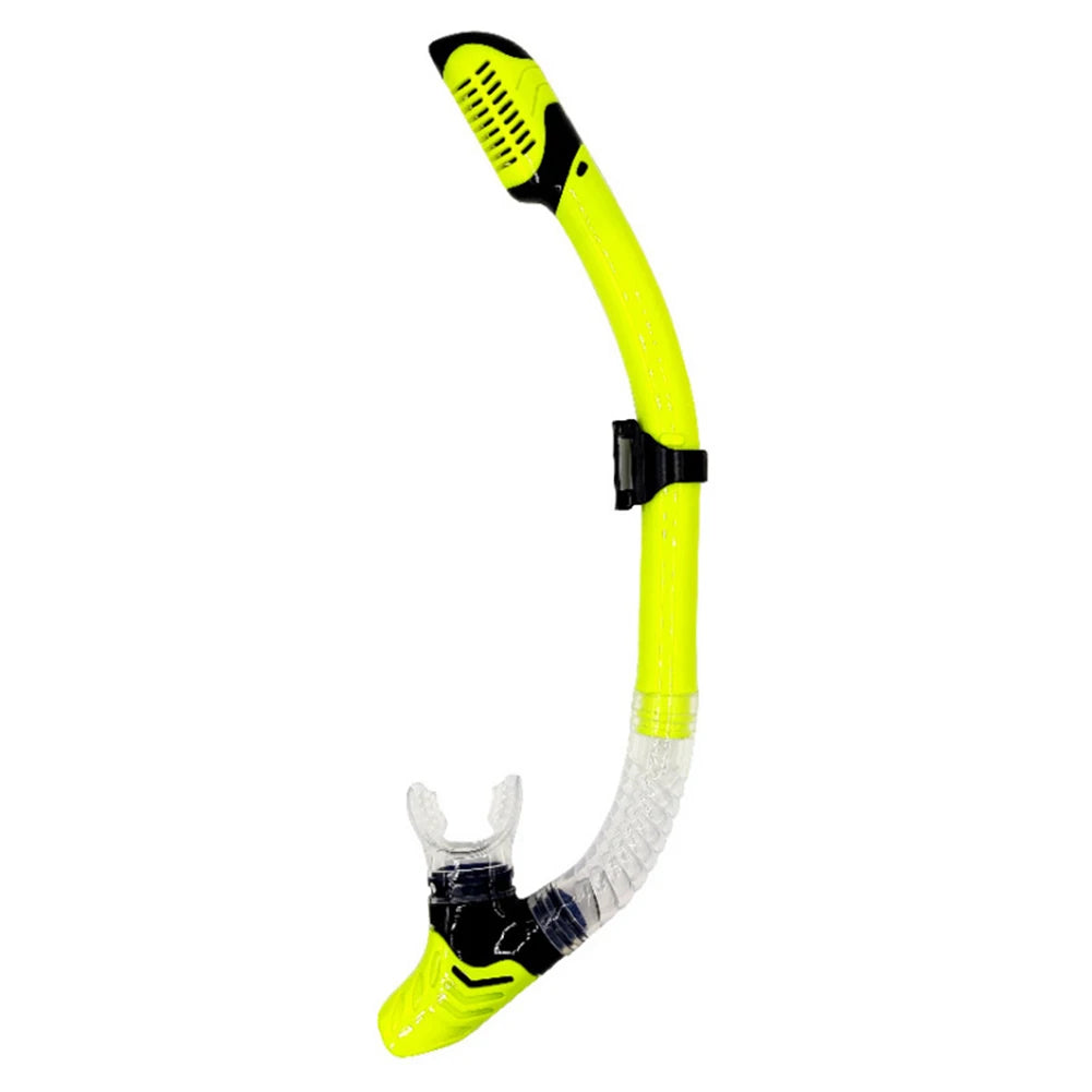 Full Dry Silicone Snorkel with Flexible Mouthpiece