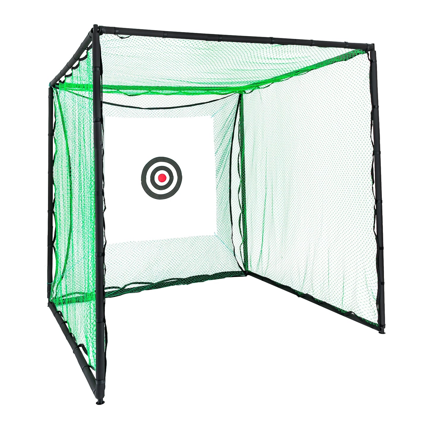 2.5M Golf Practice Net with Hitting Mat & Chipping Cage