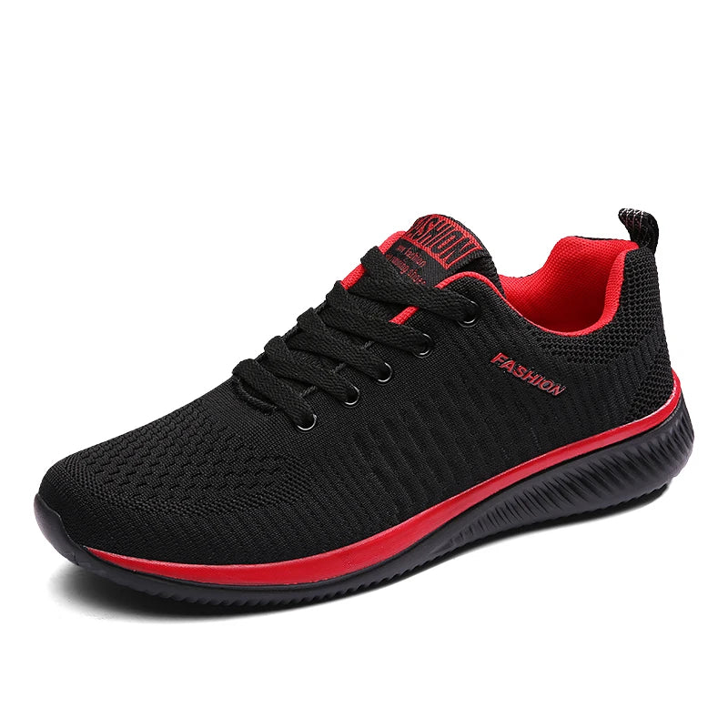 Men’s Lightweight Running Sneakers – Breathable Lace-Up (Size 46+)