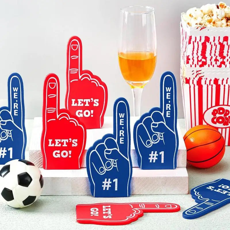 EVA Foam Finger Cheer Hand with “We’re #1” Print
