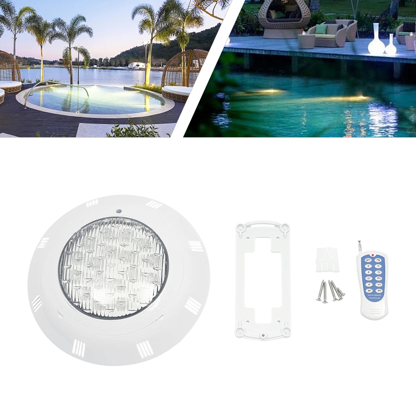 12V 54W RGB Waterproof LED Pool Light