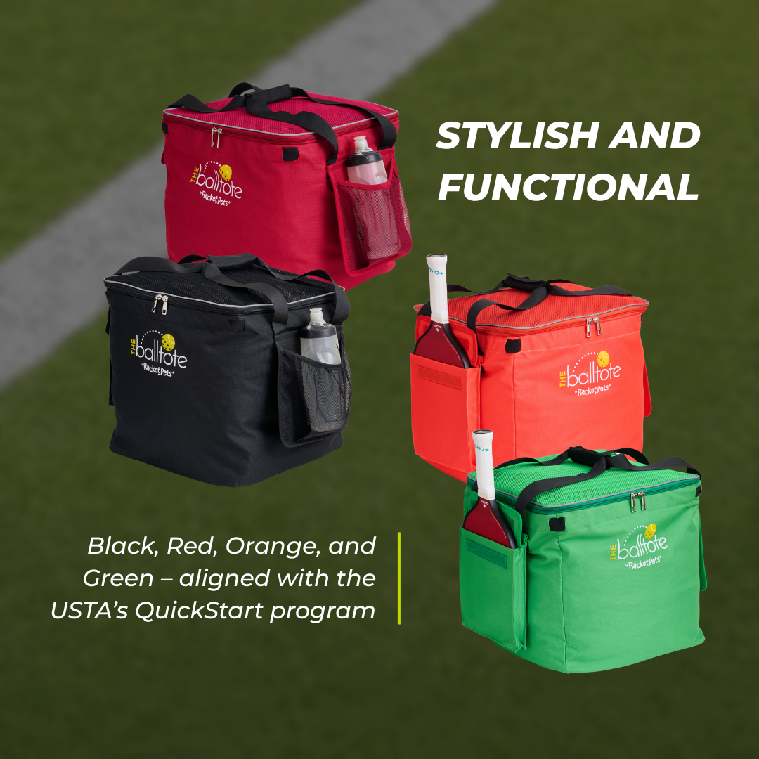 tennis ball cart, pickleball cart, ball tote bag, coaching equipment, tennis training cart, pickleball training gear, portable sports cart, ball storage tote, coaching tools, court equipment cart