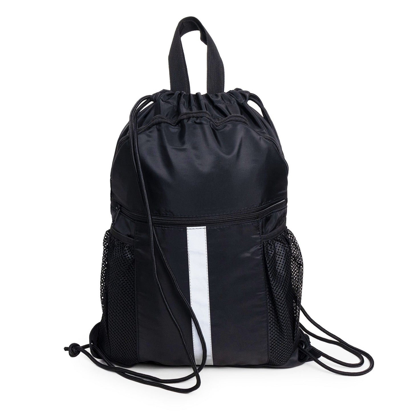 Multi-Sport Drawstring Backpack with Shoe Compartment
