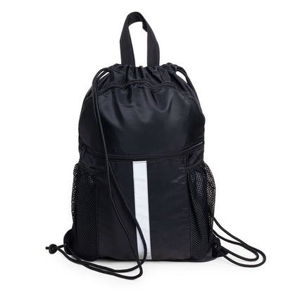 Multi-Sport Drawstring Backpack with Shoe Compartment