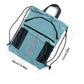 Multi-Sport Drawstring Backpack with Shoe Compartment