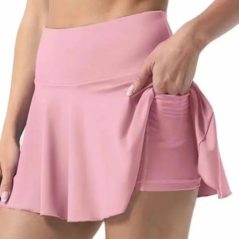 Women’s Pleated Tennis Golf Skort with Shorts