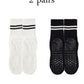 Women’s Non-Slip Pilates & Yoga Socks – 4 Pairs