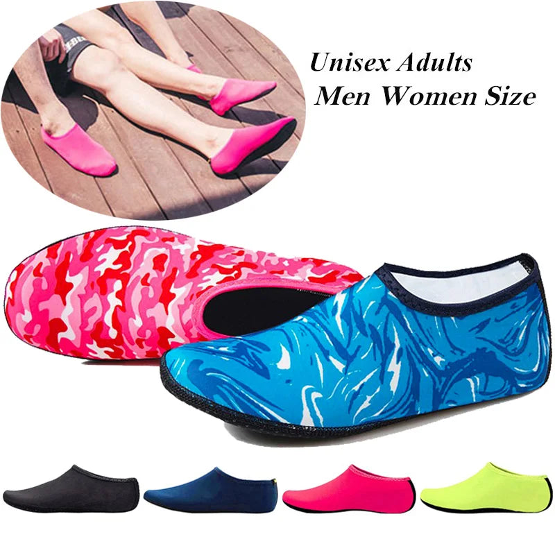 Unisex Quick-Dry Water Socks – Non-Slip Swim & Beach Shoes
