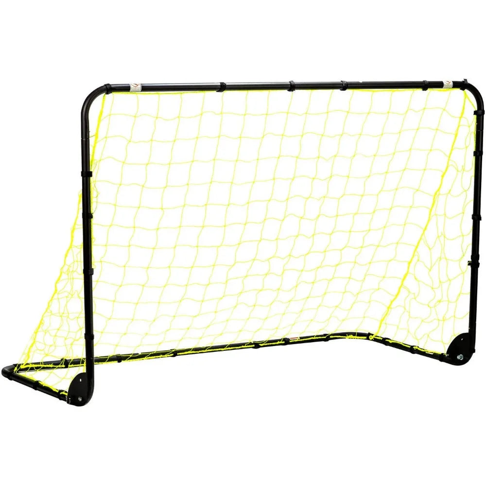 Sports 6' x 4' Black Folding Goal Value Bundle (Set of 2)