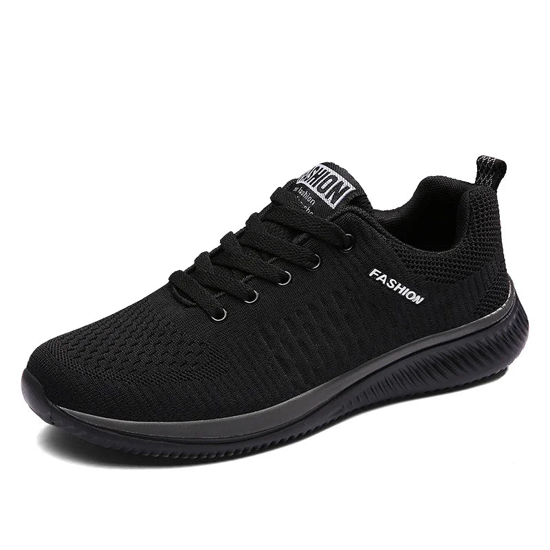 Men’s Lightweight Running Sneakers – Breathable Lace-Up (Size 46+)