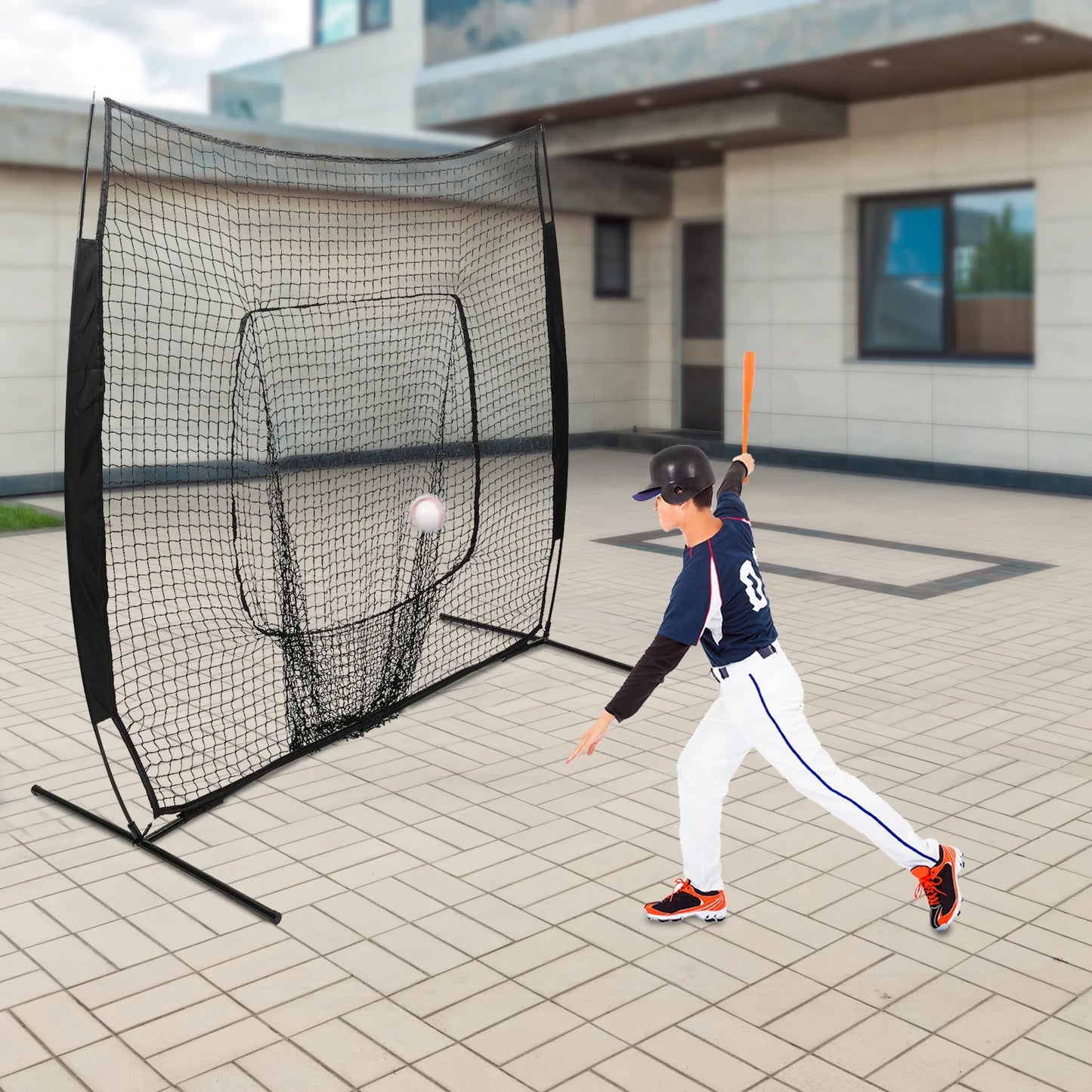 Pro Baseball & Softball Hitting & Pitching Net with Backstop CherryPicks