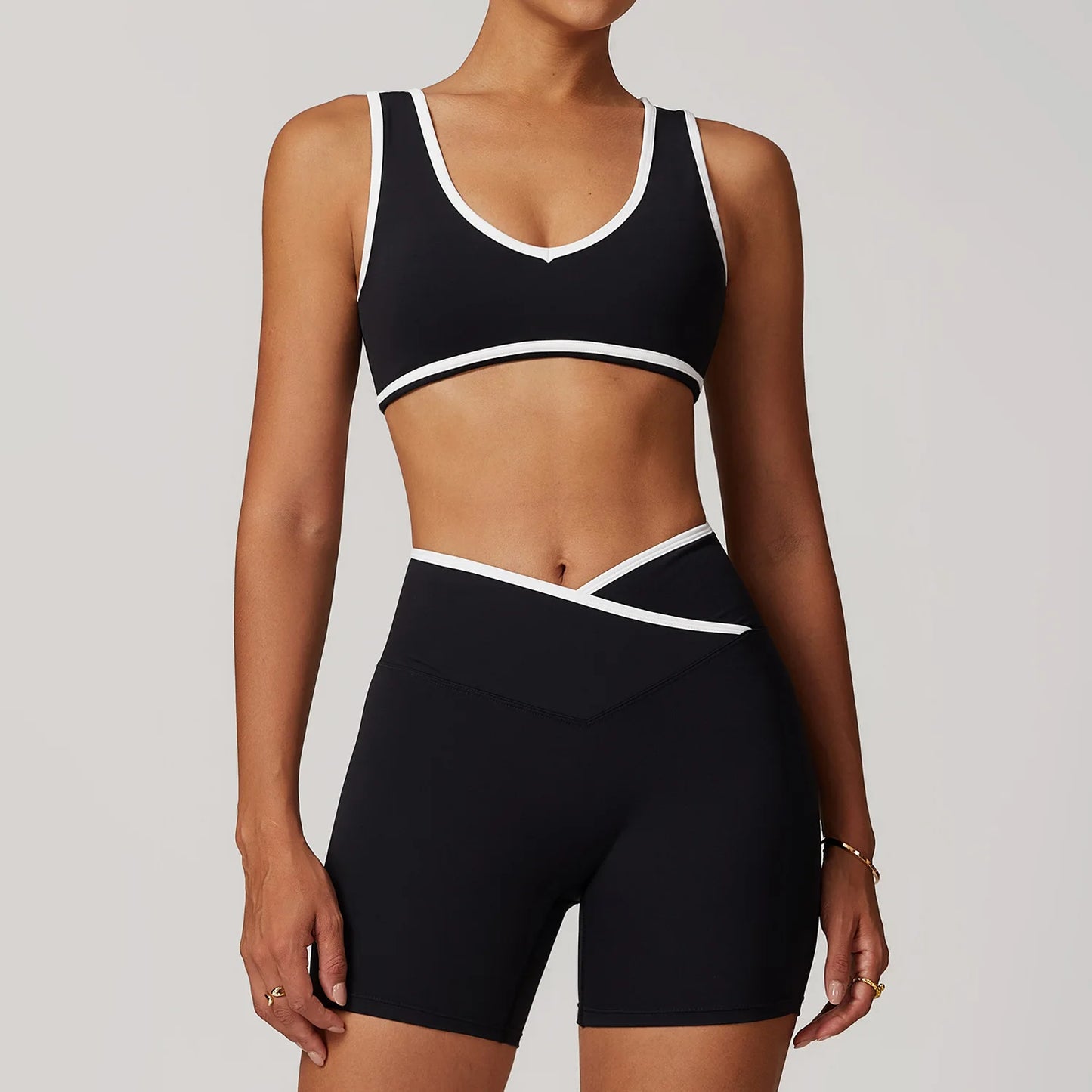 2-Piece Women’s Nude-Feel Yoga Set – Sport Bra & Leggings