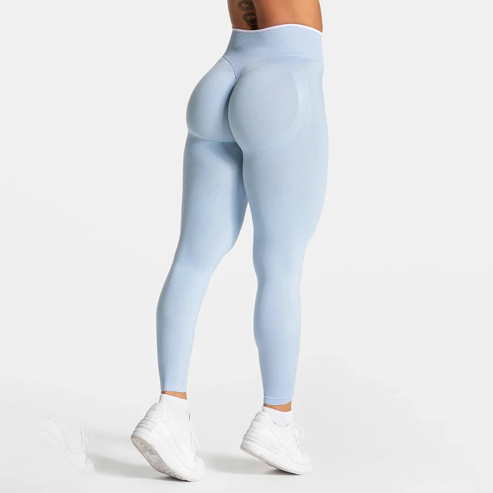 Women High Waist Seamless Scrunch Yoga Leggings